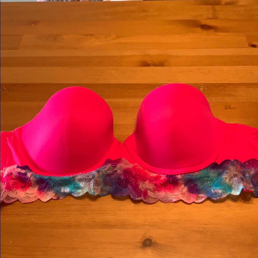 Pink bra